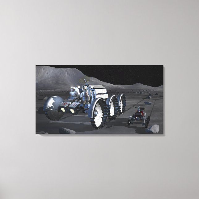 Future space exploration missions 8 canvas print (Front)