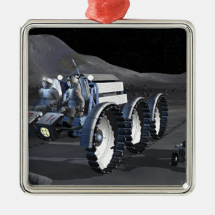 Future space exploration missions 8 metal tree decoration