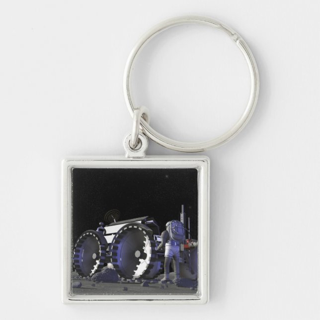 Future space exploration missions 9 key ring (Front)