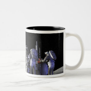 Future space exploration missions 9 Two-Tone coffee mug