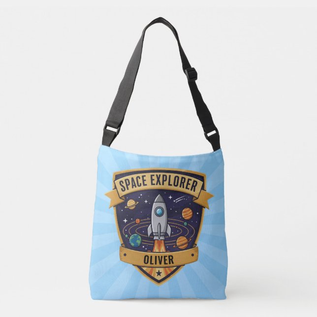 Future Space Explorer Crossbody Bag (Front)