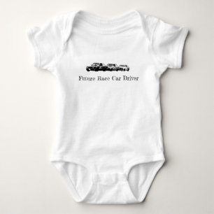 Future Spec E30 Race Car Driver Baby Bodysuit