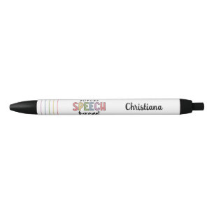 Future Speech Therapist Future SLP Gift Black Ink Pen