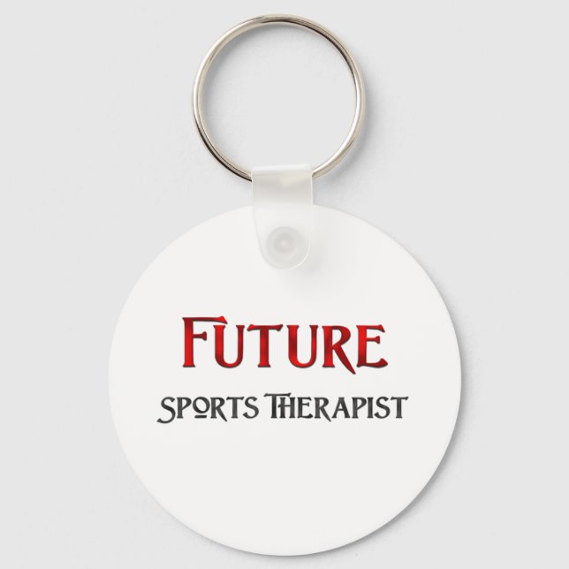 Future Sports Therapist Key Ring (Front)
