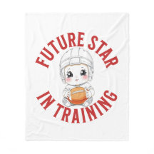 Future Star Baby Football Fleece Blanket