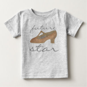 FUTURE STAR Character Dance Dancer Theatre Shoe Baby T-Shirt