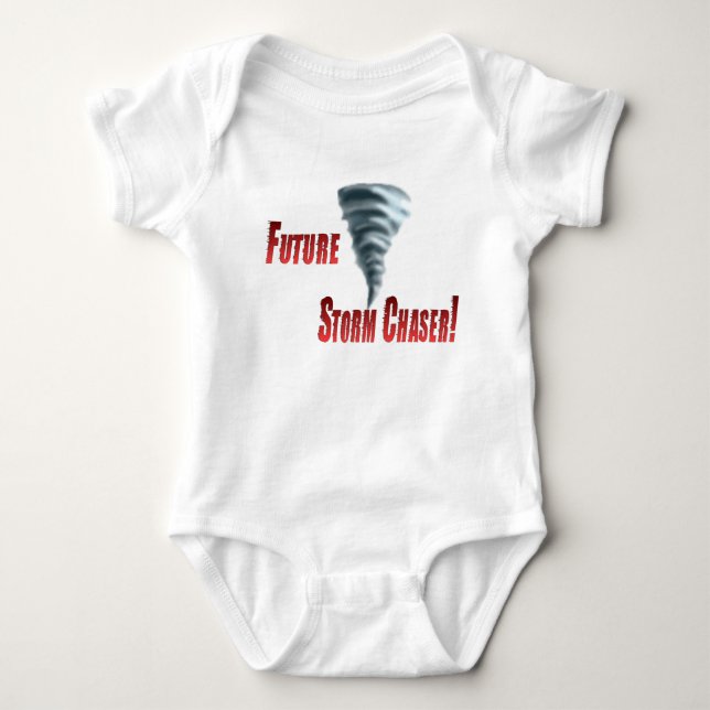 Future Storm Chaser Baby Bodysuit (Front)