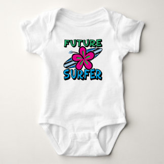 FUTURE SURFER HIBISCUS Infant Bodysuit crawler