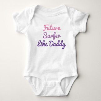 Future Surfer Like Daddy Baby Bodysuit