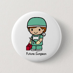 Future Surgeon - Boy 6 Cm Round Badge