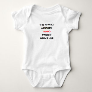 future tango dancer baby bodysuit