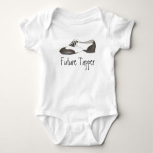 Future Tapper Tap Dance Teacher Shoe Shoes Dancer Baby Bodysuit