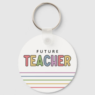 Future Teacher Colourful Cute Key Ring
