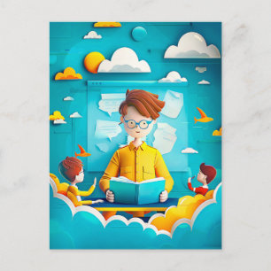 Future Teacher Dream for Kids Holiday Postcard