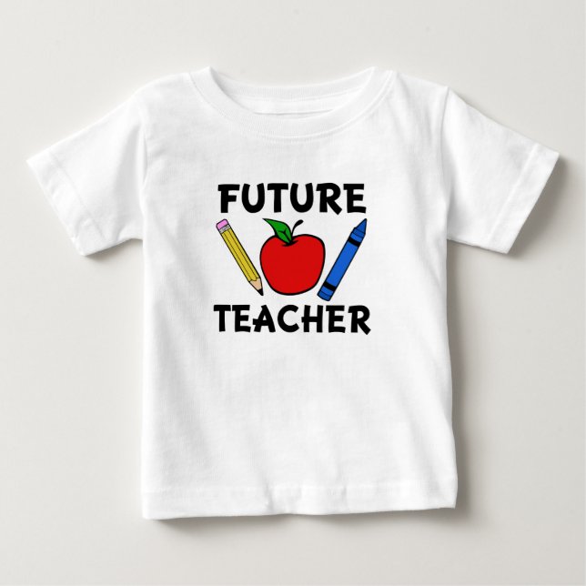 Future Teacher funny baby shirt (Front)