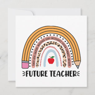 Future Teacher, Teacher In Progress, 1st Grade Tea Invitation