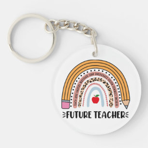 Future Teacher, Teacher In Progress, 1st Grade Tea Key Ring