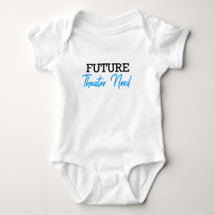 Future Theatre Nerd Blue Baby Bodysuit