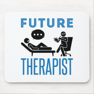 Future Therapist Psychologist Mental Health Mouse Mat