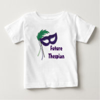 Future Thespian Purple Drama Masquerade Mask