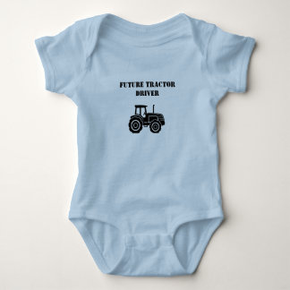 Future Tractor Driver Baby Bodysuit
