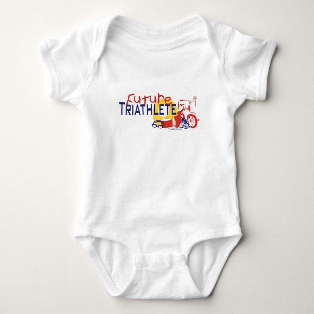 Future Triathlete Baby Bodysuit (Front)