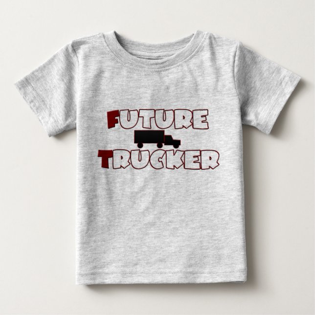 Future Trucker Baby T-Shirt (Front)