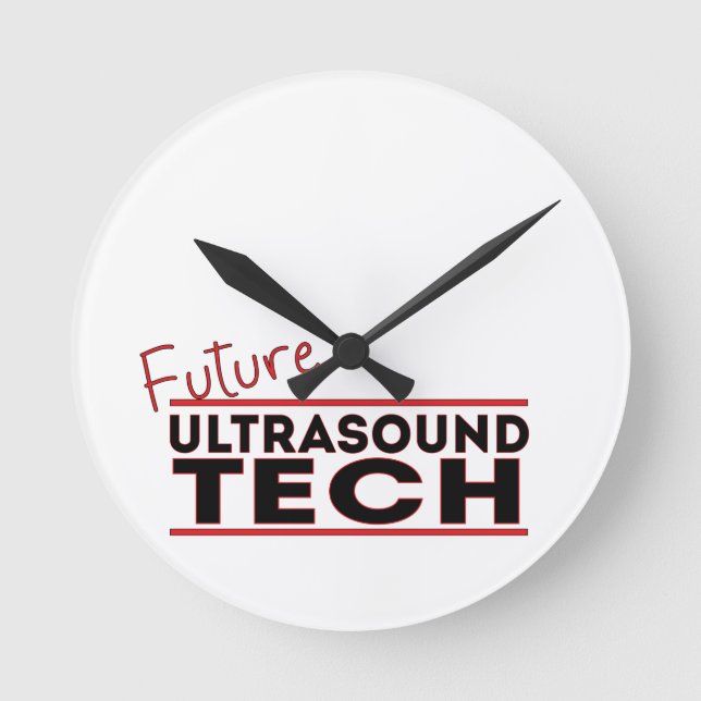 Future Ultrasound Tech Round Clock (Front)