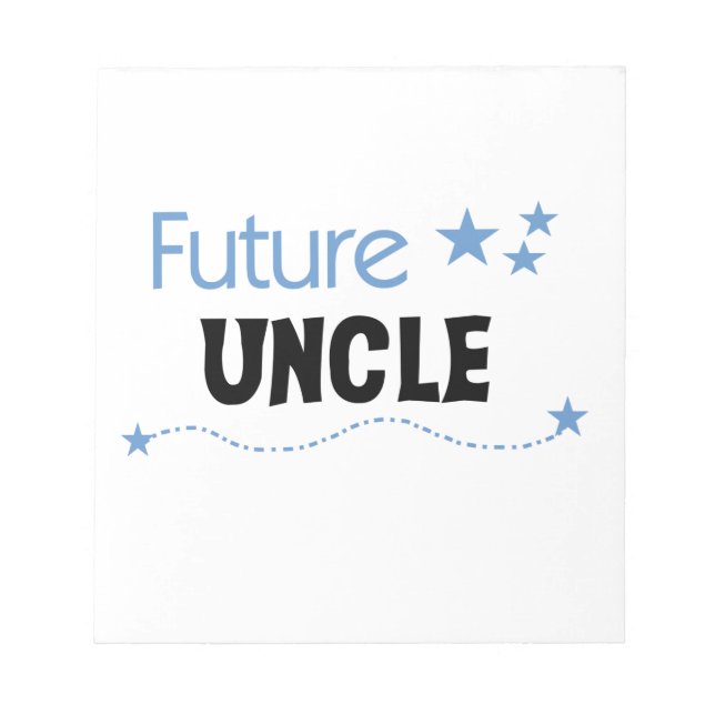 Future Uncle Gifts Notepad (Front)