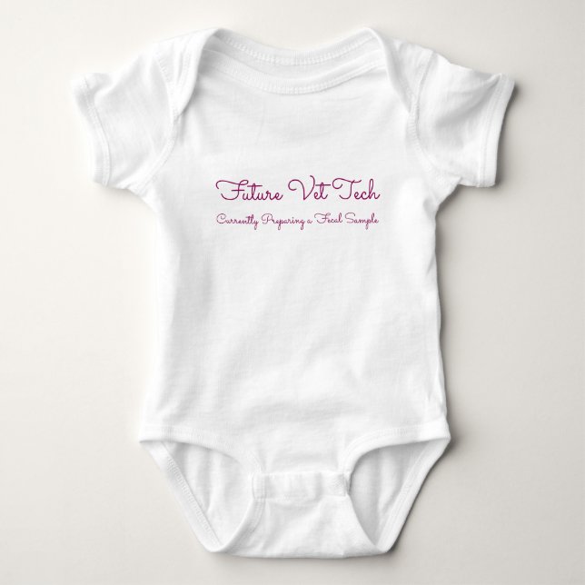 Future Vet Tech Baby Bodysuit (Front)
