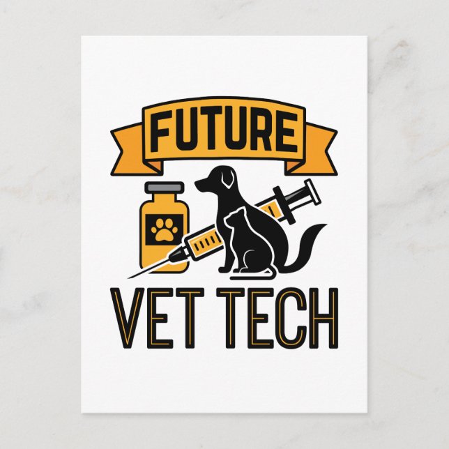 Future Vet Tech Postcard (Front)