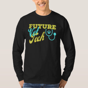 Future Vet Tech Veterinarian Student Graduation D T-Shirt