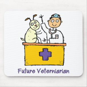 Future Veterinarian - Boy Mouse Mat