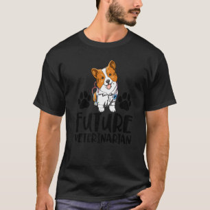 Future Veterinarian Corgi  Women Love Doggy Doctor T-Shirt