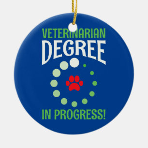 Future Veterinarian Doctor Animals Lover Ceramic Tree Decoration