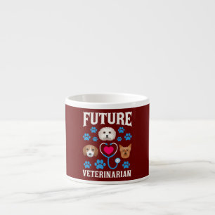 Future Veterinarian Doctor Animals Lover Espresso Cup