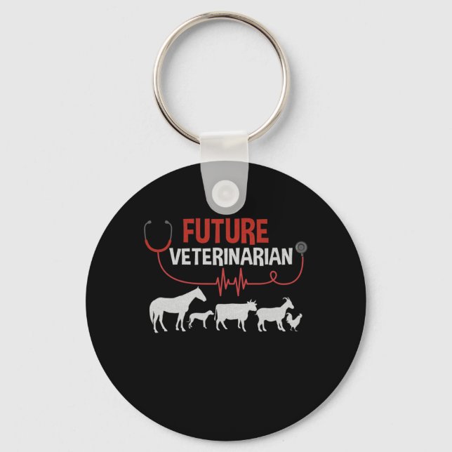 Future Veterinarian Key Ring (Front)