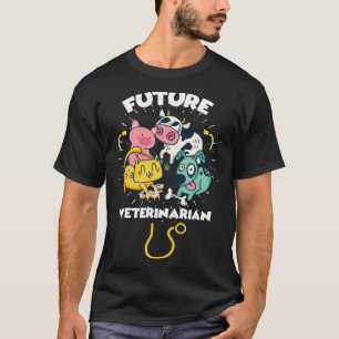 Future Veterinarian Kids Vet Tech Student T-Shirt