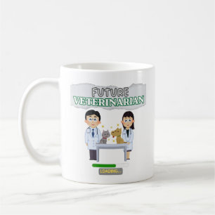 Future Veterinarian Loading – Vet Student Design Coffee Mug