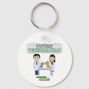 Future Veterinarian Loading – Vet Student Design Key Ring