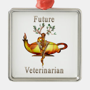 Future Veterinarian Metal Tree Decoration