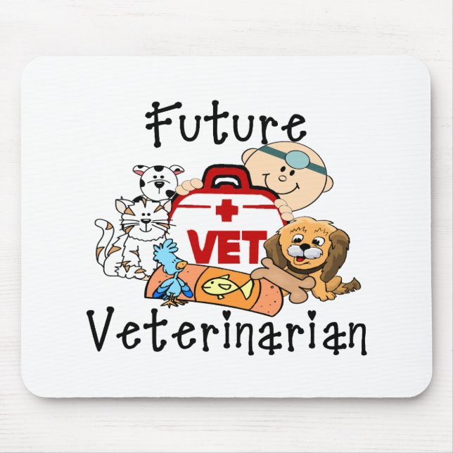 Future Veterinarian Mouse Mat (Front)