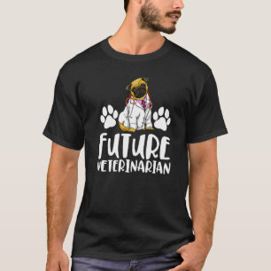 Future Veterinarian Pug Women Love Doggy Doctor T-Shirt