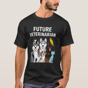 Future Veterinarian Vet Tech Student Animal Lover T-Shirt