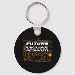 Future Video Game Designer Programmer Coding Gamer Key Ring