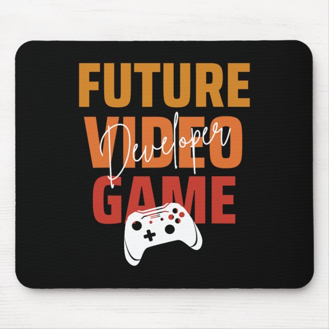 Future Video Game Developer - Funny Game Designer  Mouse Mat (Front)