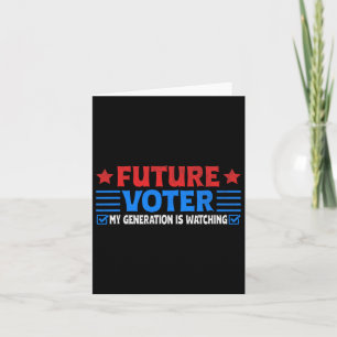 Future Voter Shirt Resist Political Tee For Kids A Card