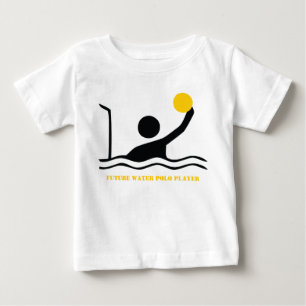 Future water polo player silhouette infant t-shirt