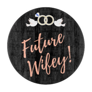 Future Wifey Love Birds Cutting Board