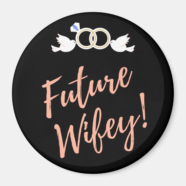 Future Wifey Love Birds    Magnet (Front)